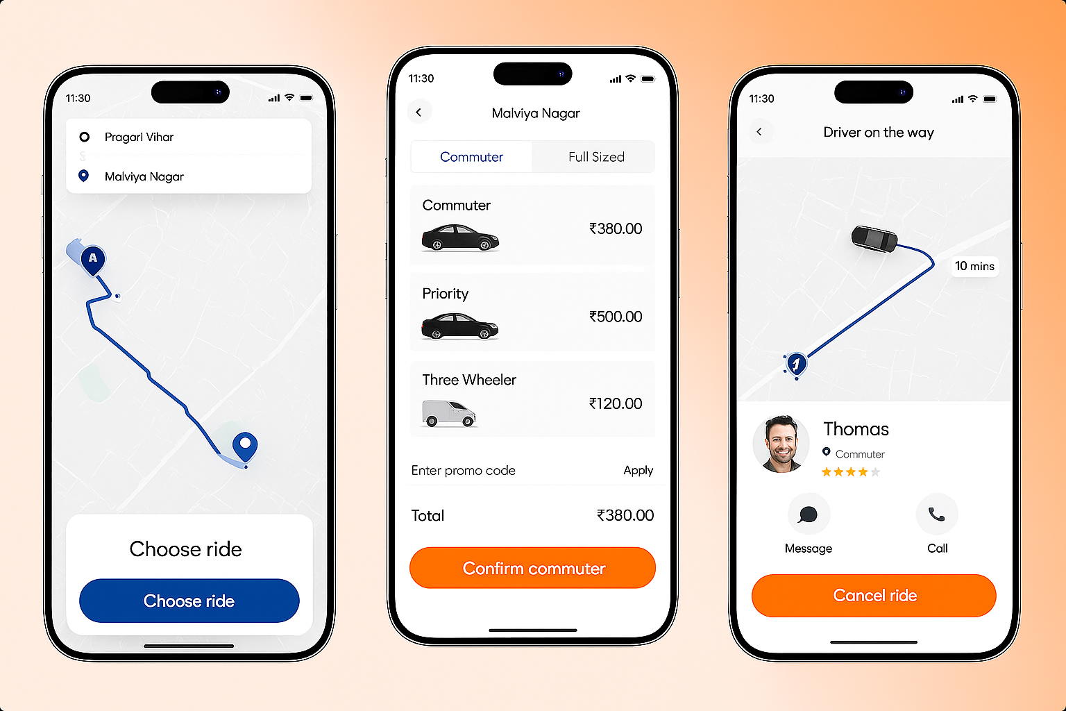 Multi Vendor Cab Booking APP & Website