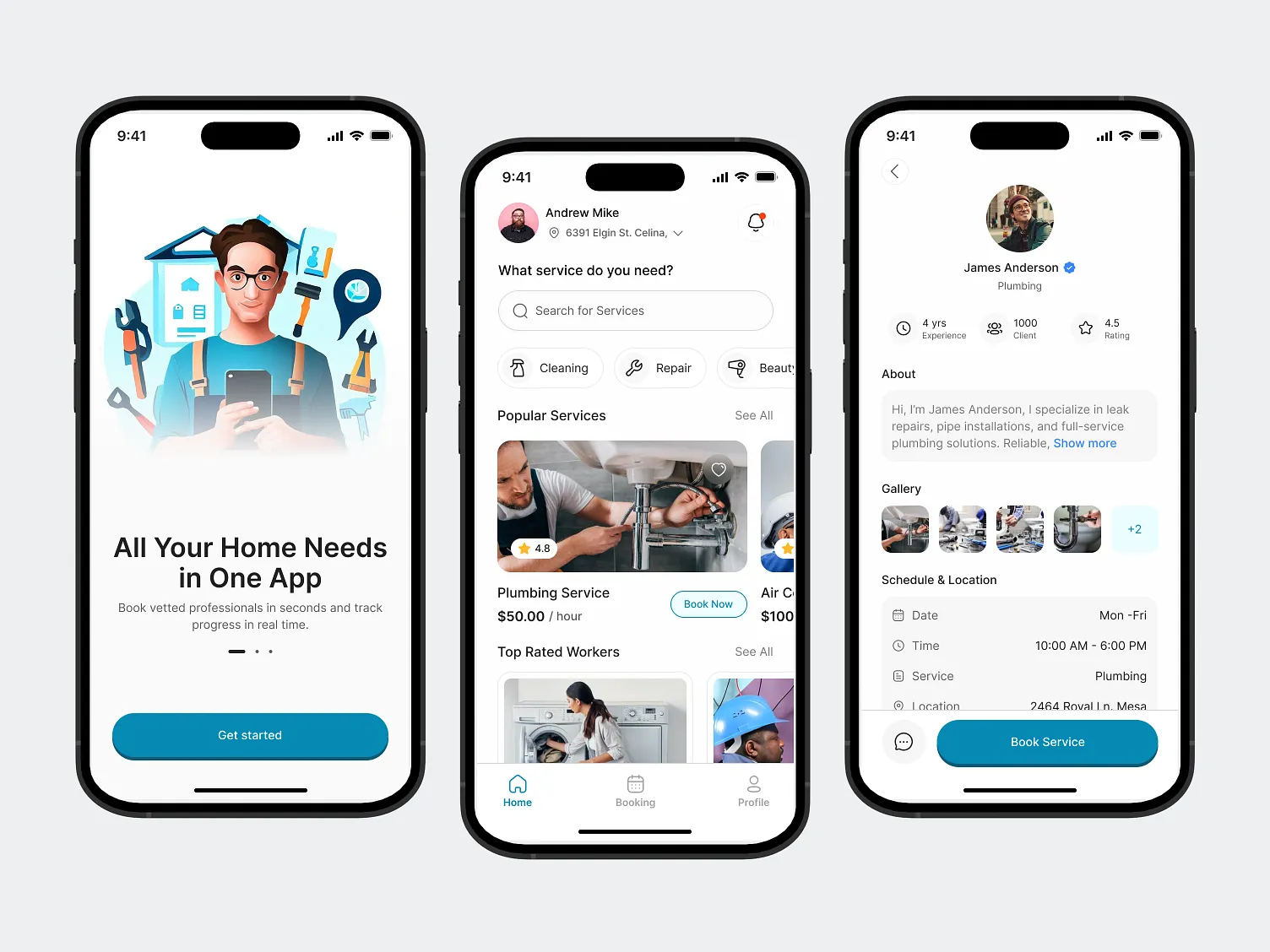 Multi-Vendor Home Services App & Website